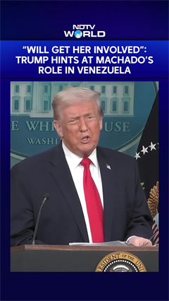 Trump Hints At Maria Machado's Possible Role in Venezuela's Governance | "Will Get Her Involved"