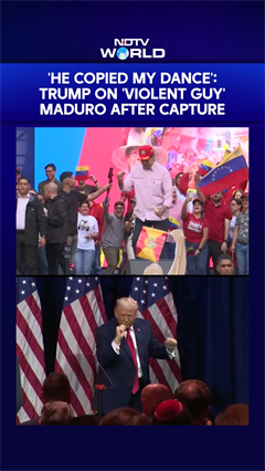 'He Copied My Dance': Trump On 'Violent Guy' Maduro After Capture