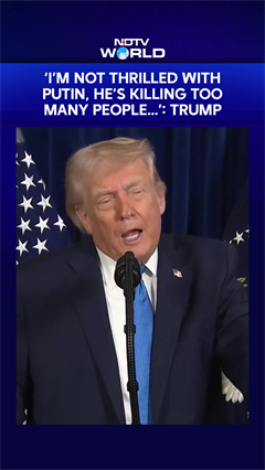&lsquo;I&rsquo;m Not Thrilled With Putin, He&rsquo;s Killing Too Many People&hellip;&rsquo;: President Trump