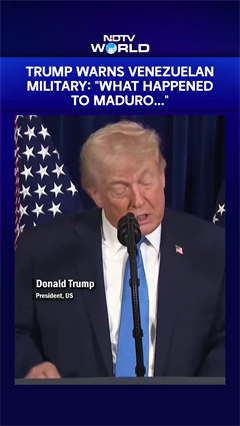 &ldquo;What happened To Maduro Can&hellip;&rdquo; Trump Warns Venezuelan Military & Politicians