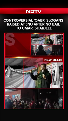 Slogans At JNU Threaten PM Modi After No Bail To Umar Khalid, Sharjeel Imam