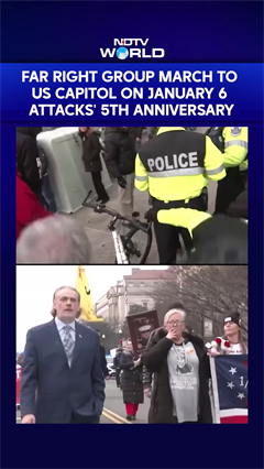 Far Right Group 'Proud Boys' March To US Capitol On January 6 Attacks' 5th Anniversary