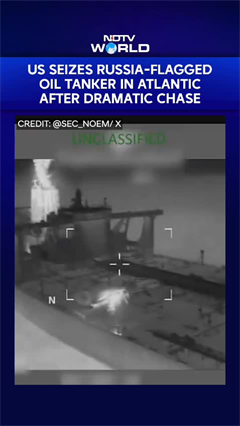 US News | US Forces Seize Russia-Flagged Oil Tanker In Atlantic After Dramatic Chase
