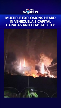 Venezuela Explosions | Multiple Explosions Heard In Venezuela's Capital Caracas And Coastal City