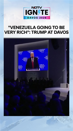 Trump In Davos | "Venezuela Going To Be Very Rich": Trump At WEF In Davos