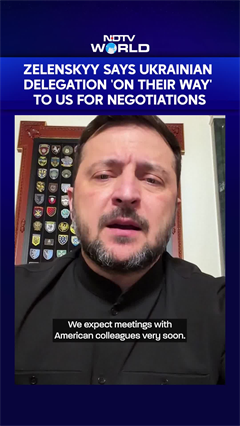 Zelenskyy Says Ukrainian Delegation 'On Their Way' To US For Negotiations