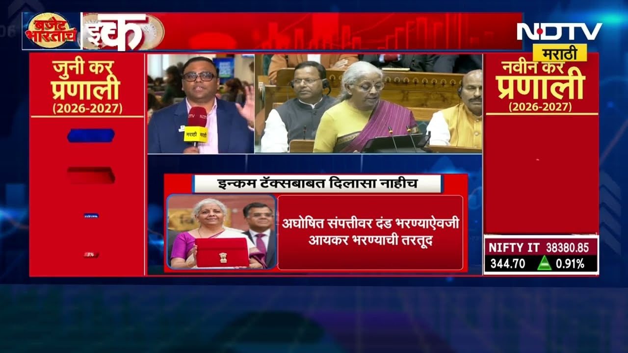 Union Budget 2026| टॅक्स स्लॅबमध्ये कोणताही बदल नाही, टॅक्स स्लॅबसंदर्भात यंदाच्या बजेटमध्ये काय?