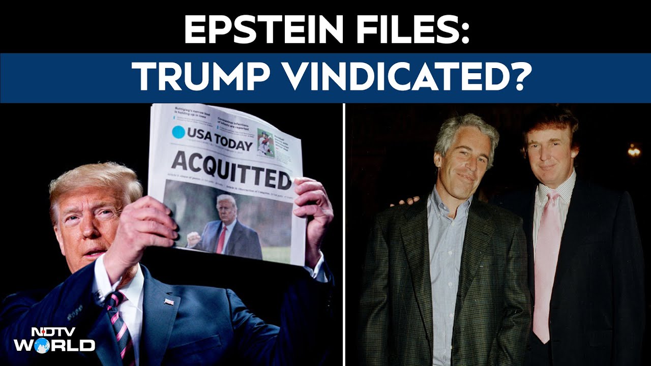 Trump News Today | Epstein Files Released: Trump Says Documents Vindicate His Actions