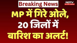 MP Weather News: झमाझम बारिश के साथ गिरे ओले, इन जिलों में बड़ा अर्लट !