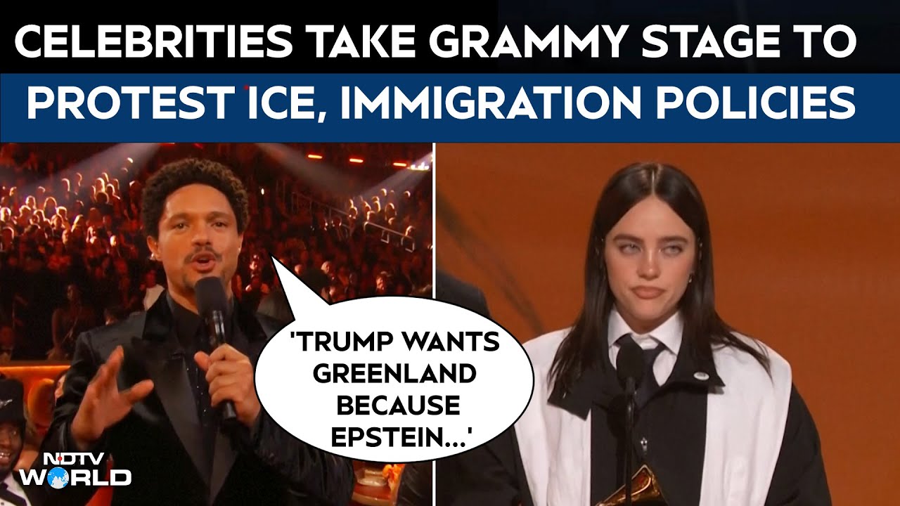 Celebrities Take Grammy Stage to Protest ICE, Immigration Policies