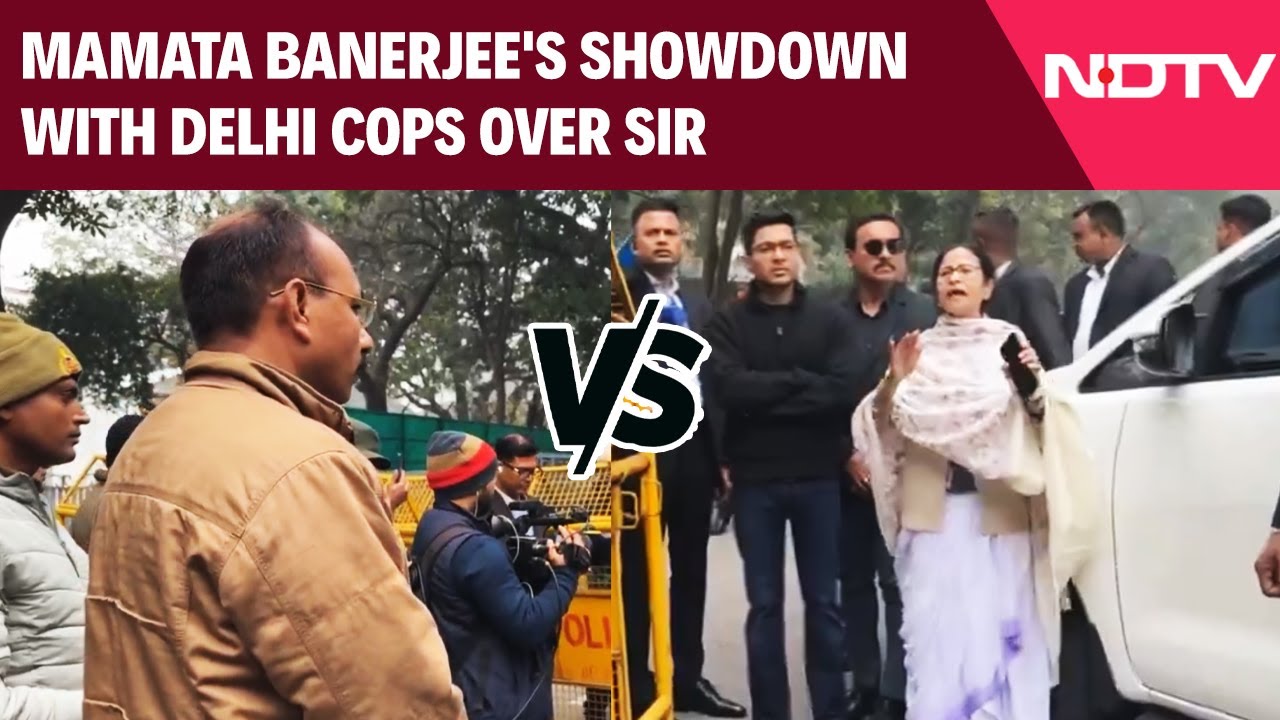 West Bengal News | Mamata Banerjee's Showdown With Delhi Cops Over SIR