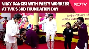 Vijay Dances With Party Workers At TVK's 3rd Foundation Day In Delhi