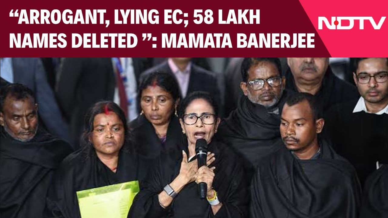 “Arrogant, Lying EC; 58 Lakh Names Deleted In Bengal”: Mamata After EC Meet In New Delhi