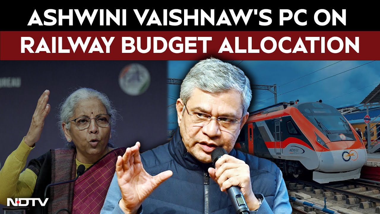 Ashwini Vaishnaw’s Press Conference On Railway Budget Allocation