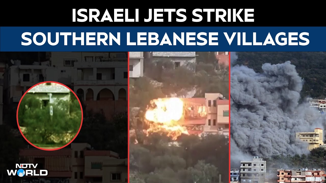 Israeli Jets Strike Southern Lebanese Villages