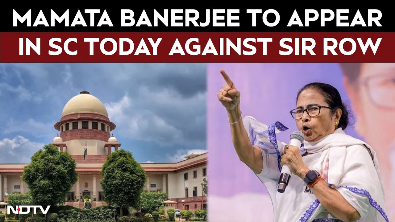 Mamata Banerjee Supreme Court | Mamata Banerjee To Appear In Supreme Court Today Against SIR Row