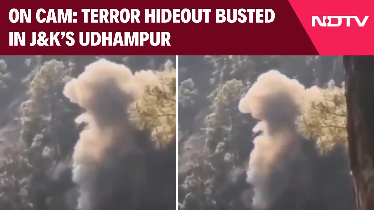 J&K News | Major Success For Forces In Udhampur, Cave Hideout Destroyed, Two Terrorists Eliminated