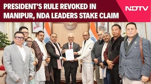 Manipur News | President's Rule Revoked In Manipur, NDA Leaders Stake Claim