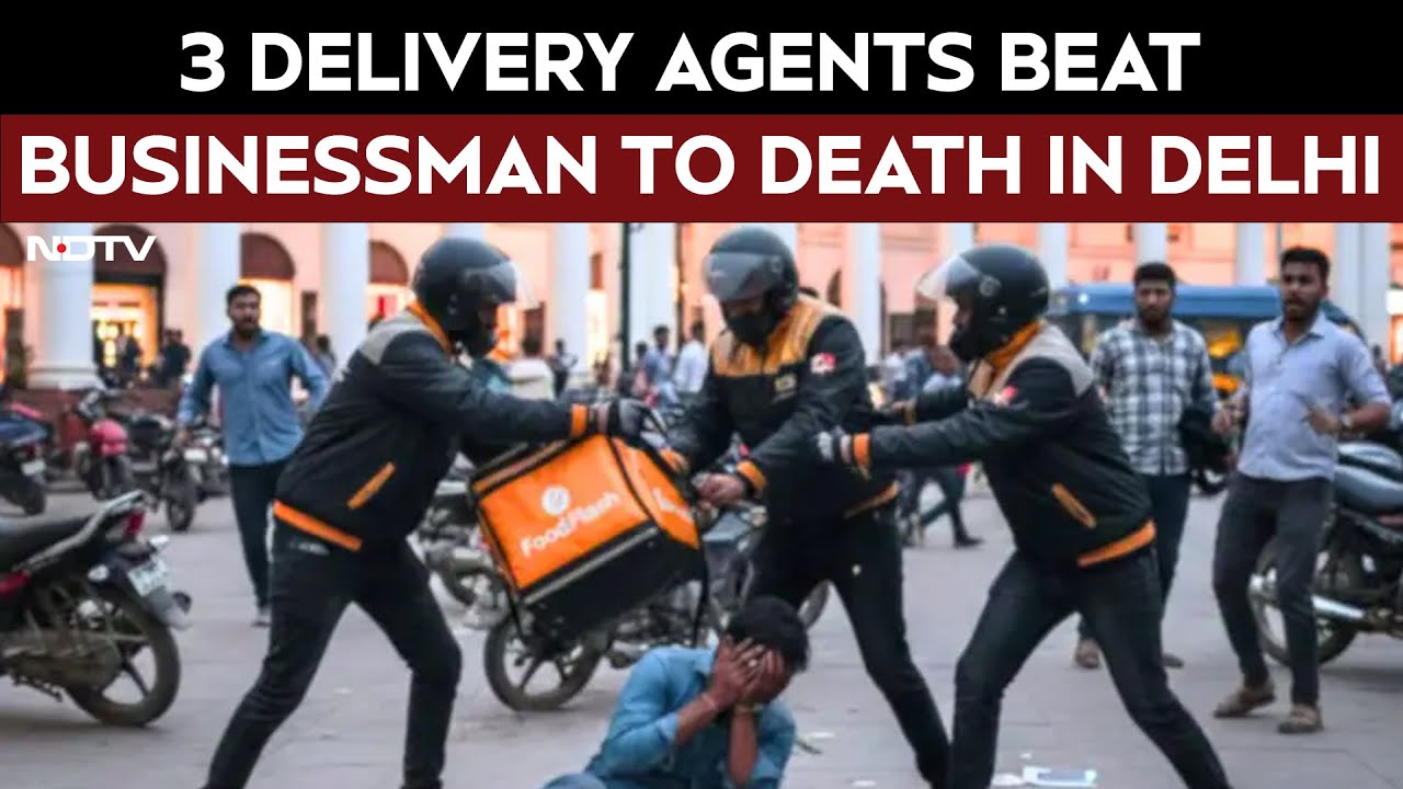 Delhi News | 3 Delivery Agents Beat Businessman To Death With Helmets In Delhi's Connaught Place