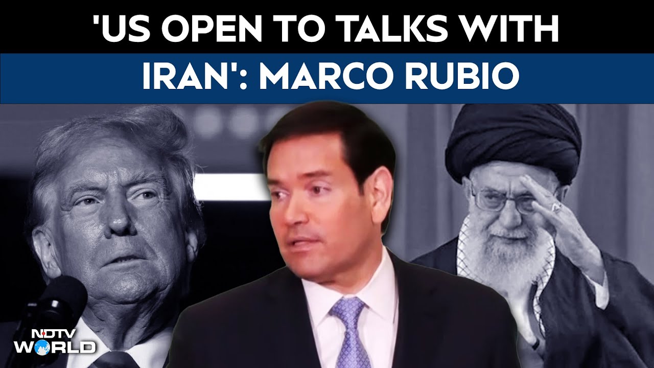 'US Open To Talks With Iran': Marco Rubio
