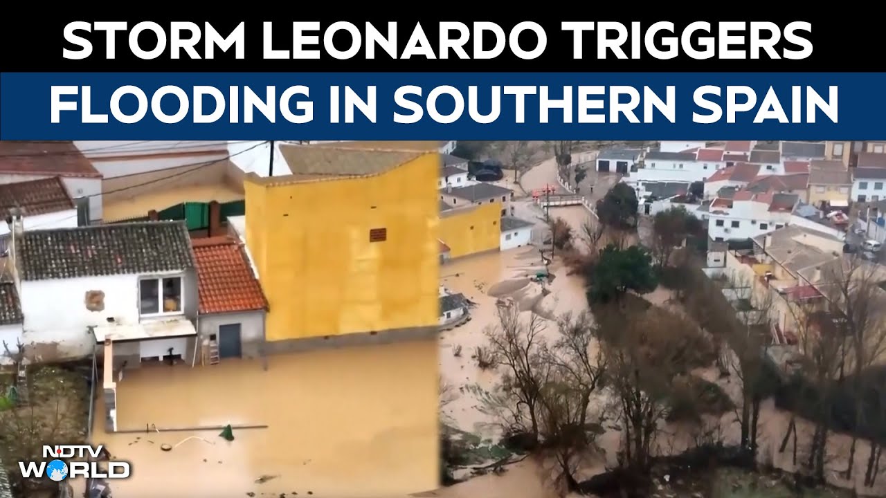 Spain Floods | Storm Leonardo Triggers Flooding in Southern Spain
