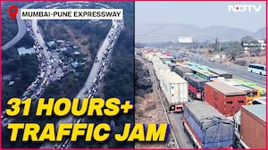 Drone Footage Shows Massive Mumbai-Pune Expressway Traffic Jam