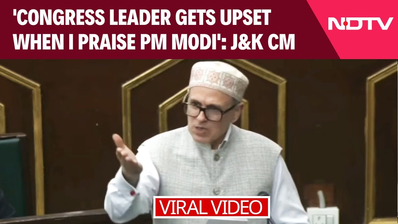 Omar Abdullah: 'Congress Leader Gets Upset When I Praise PM'