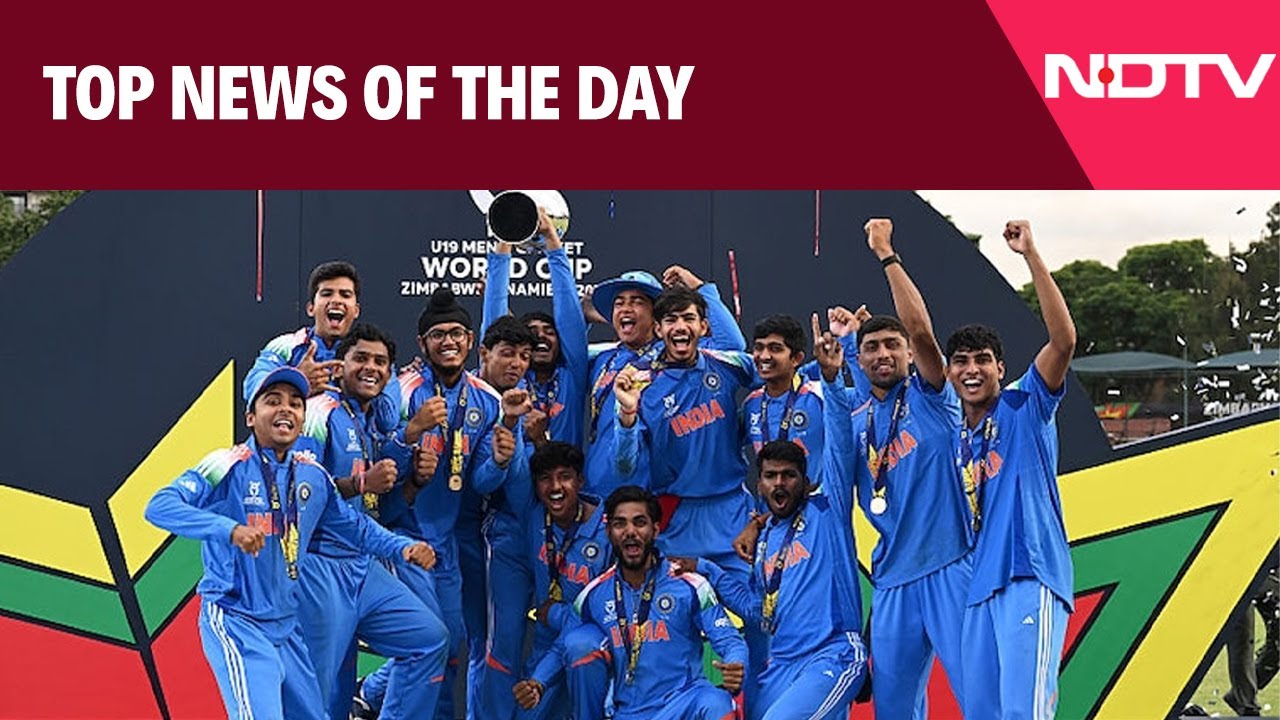 India vs England: Team India's Sixth U19 WC Win | Top News Of The Day: February 7, 2026