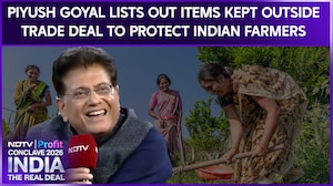 Piyush Goyal Lists Out Items Kept Outside Trade Deal To Protect Indian Farmers
