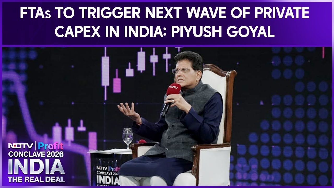 "FTAs Will Induce Private Capex In The Next 24 Months," Says Piyush Goyal