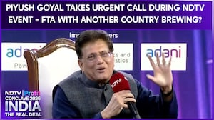 Piyush Goyal Takes Urgent Call During NDTV Interview - FTA With Another Country Brewing?