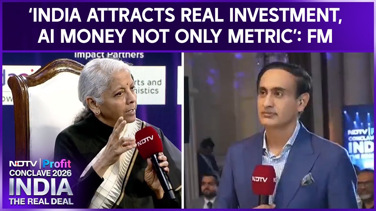 "Is Money Coming Only For AI?": Nirmala Sitharaman Pushes Back On India Outflow Claims