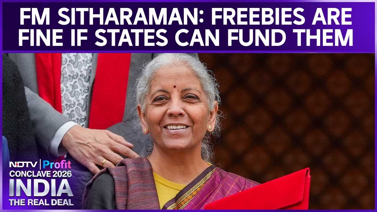 "Freebies Are Fine If States Have Resources To Fund Them," Says Nirmala Sitharaman
