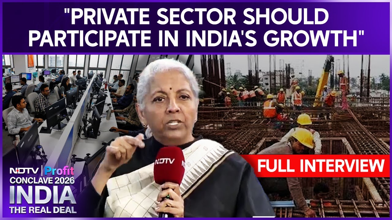 "Private Sector Should Participate In India's Growth": Nirmala Sitharaman