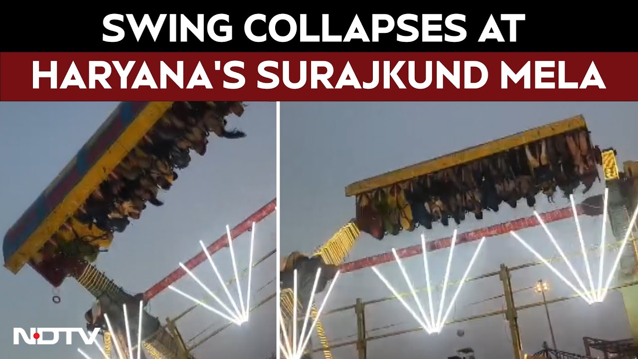 One Killed, 13 Injured As Swing Collapses At Haryana's Surajkund Fair