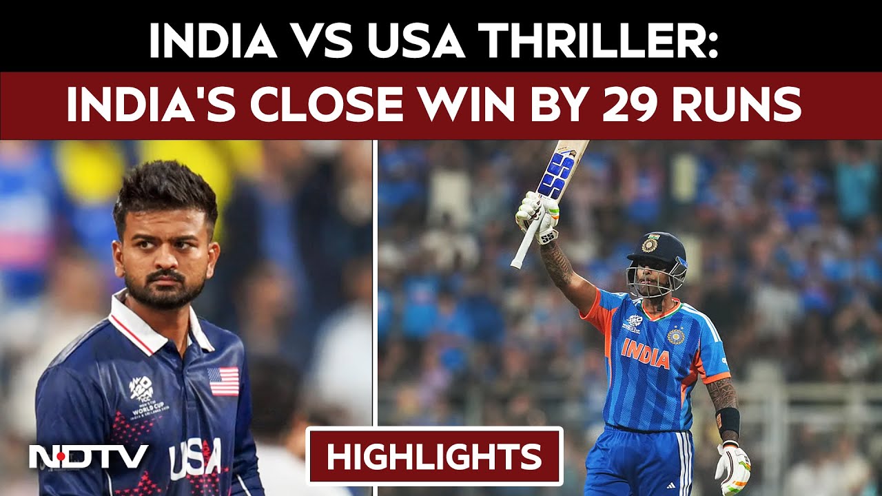India Winning Moment | India Vs USA T20 Match Highlights: India Win By 29 Runs