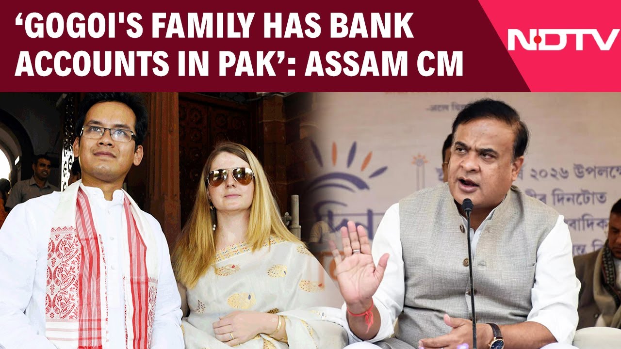 Assam News | Himanta Sarma Targets Gaurav Gogoi, Alleges Wife Has Bank Accounts in Pakistan