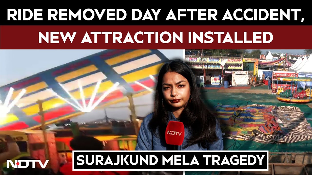 Surajkund Mela Tragedy: Ride Removed A Day After Collapse; Inspector Dies Saving Visitors, FIR Filed