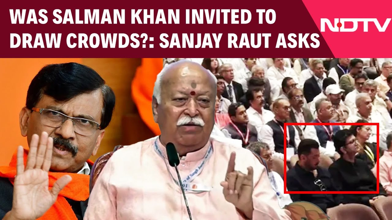 Sanjay Raut Slams Salman Khan For Attending RSS Event