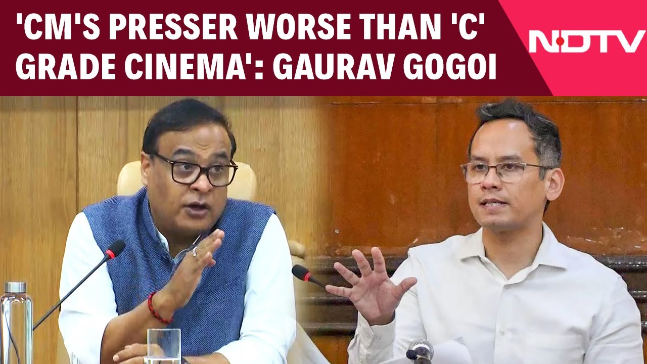Assam News | Assam Politics Explodes as Himanta Sarma- Gaurav Gogoi War Turns Ugly