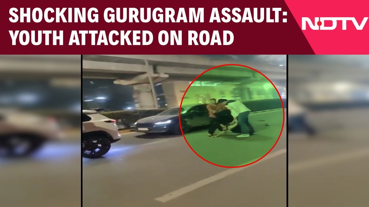 Gurugram Road Rage Caught on Camera, Youth Assaulted Near Metro Station