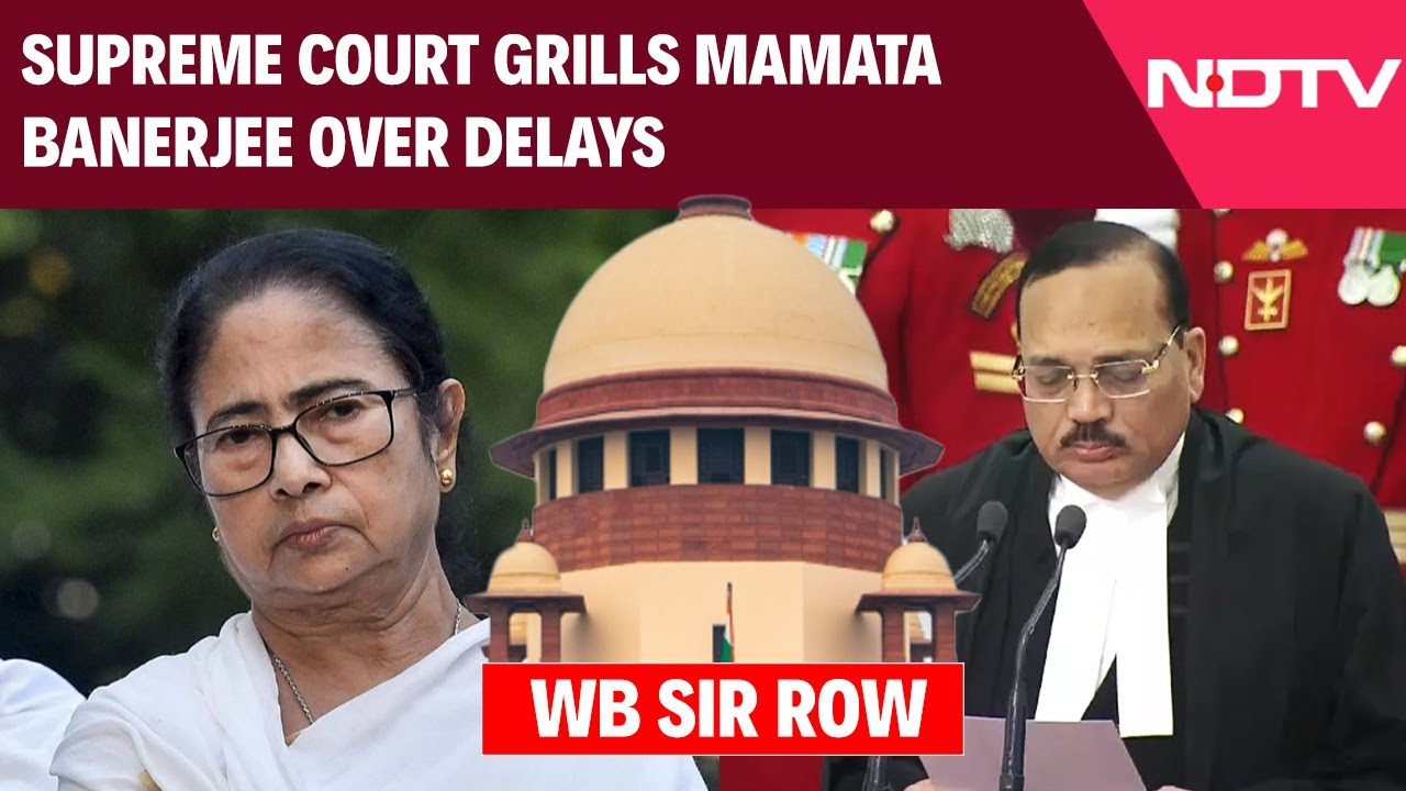 West Bengal SIR: Supreme Court Grills Mamata Banerjee Over Delay, Seeks Explanation Over Violence