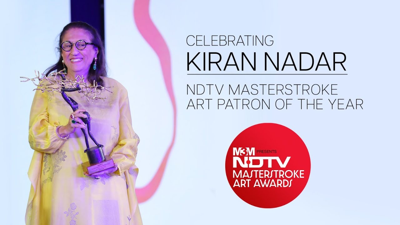 Celebrating Kiran Nadar - NDTV Masterstroke Art Patron of the Year.