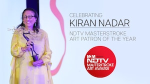 Celebrating Kiran Nadar - NDTV Masterstroke Art Patron of the Year.