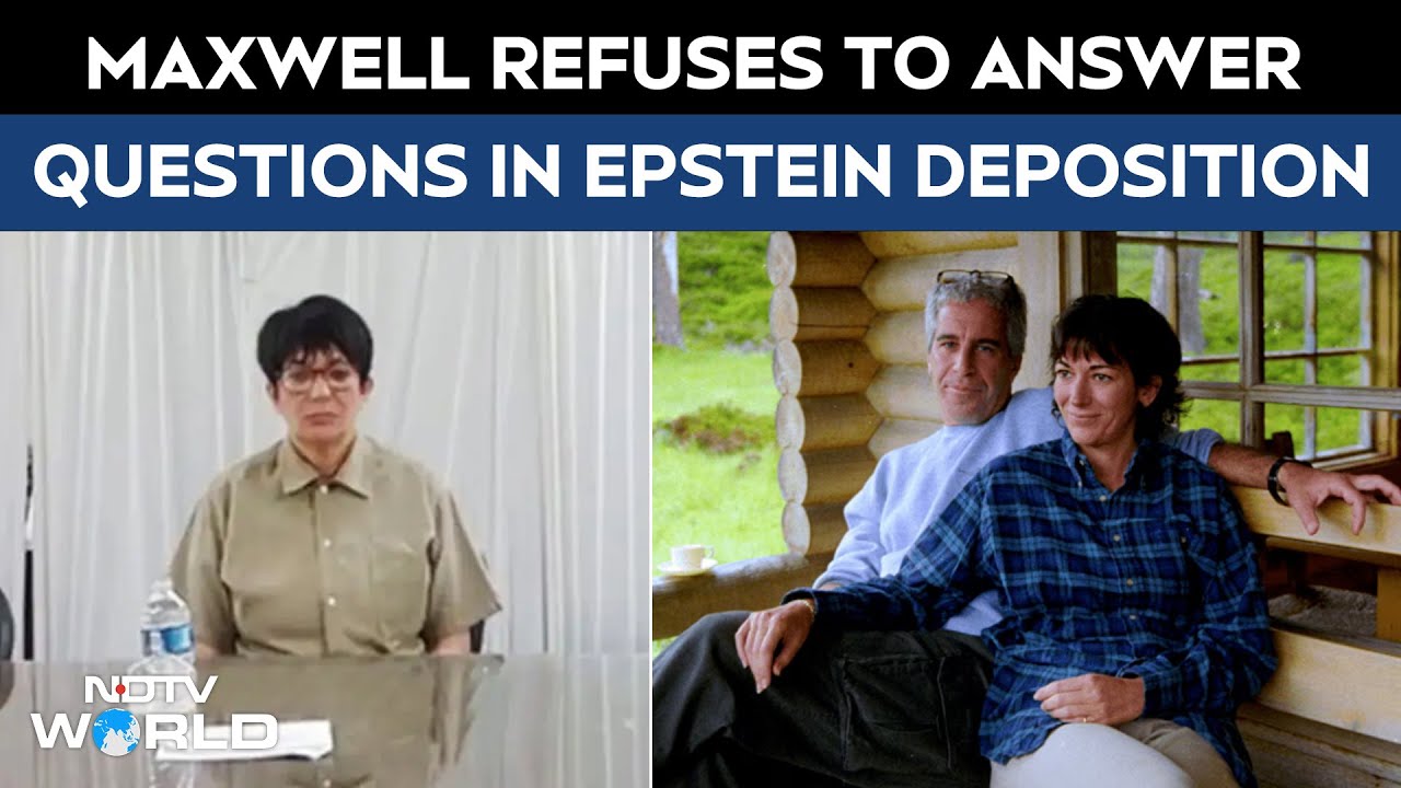 Epstein Files News | Ghislaine Maxwell Refuses To Answer Questions In Epstein Deposition