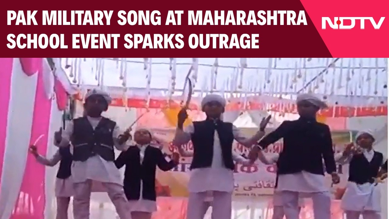 Maharashtra News | Row After Students Perform Pakistani Military Song At Maharashtra School Event