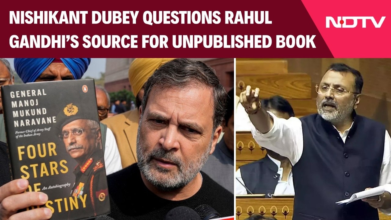 4 Stars Of Destiny | "Rahul Gandhi Must Explain His Source For Unreleased Book": Nishikant Dubey
