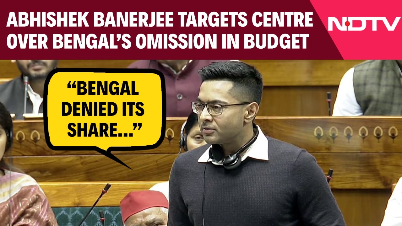 Abhishek Banerjee Attacks Centre in Lok Sabha, Slams Union Budget: &ldquo;Bengal Not Mentioned Once&rdquo;