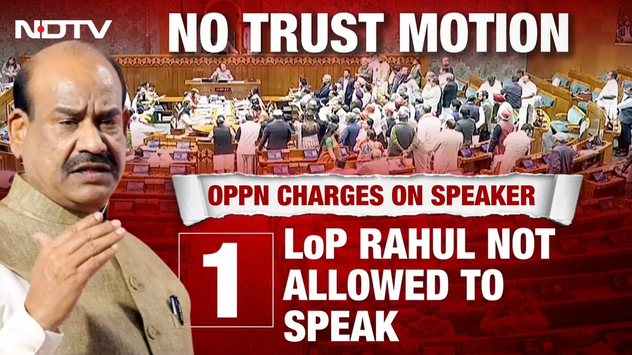 Parliament Showdown | Opposition Submits No-Trust Motion Against Lok Sabha Speaker Om Birla