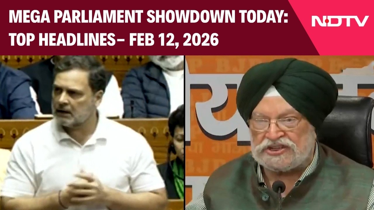 Parliament Budget Session: Mega Showdown Today | Top Headlines Of February 12, 2026